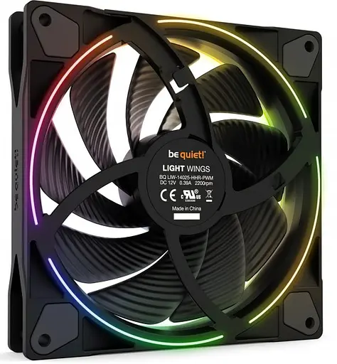 Комплект вентиляторів Be quiet! Light Wings 140mm PWM High-Speed 3 pack (BL079) - фото 2