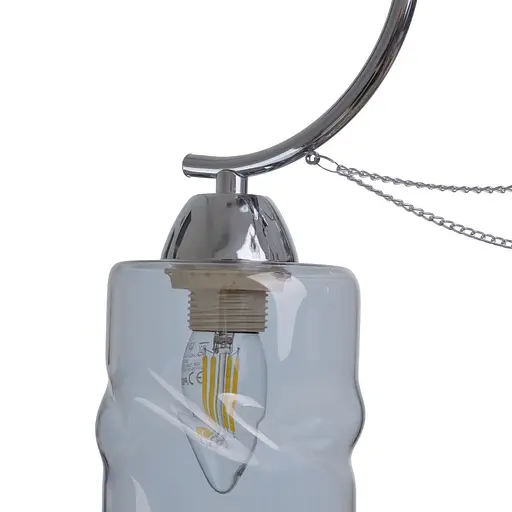 Люстра стельова Brille E27 60W CH (LK-690C/3) - фото 2