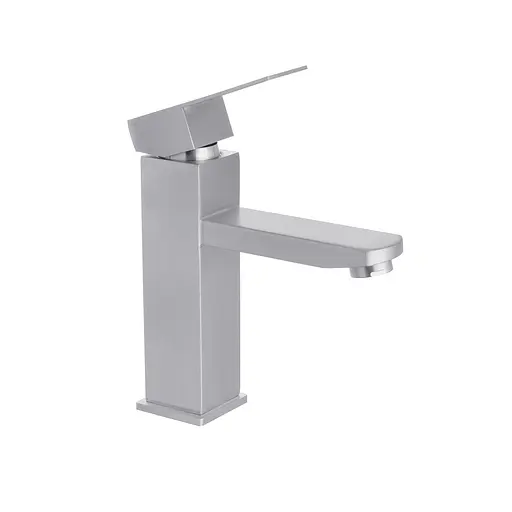 Змішувач для раковини Kroner KRP Edelstahl Kubus - ESG010 CV023009 Хром матовий - фото 4