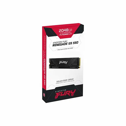 SSD-накопитель 2 ТБ Kingston Fury Renegade G5 M.2 2280 PCIe 5.0 x4 NVMe 3D TLC (SFYR2S/2T0) - фото 1