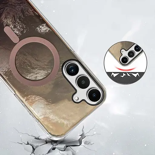 Чохол TPU Epik Shiny Mountain (MagFit) для Samsung Galaxy S23 FE Chocolate - фото 2