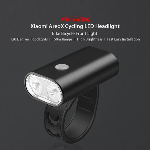 Велофонар Xiaomi AreoX BU80 Riding Headlights чорний - фото 2