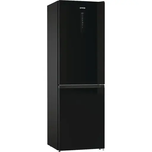 Холодильник Gorenje с нижней морозной камерой 185х60х60 см 2 двери 204(96) л А++ NoFrost+ LED дисплей черный - фото 8