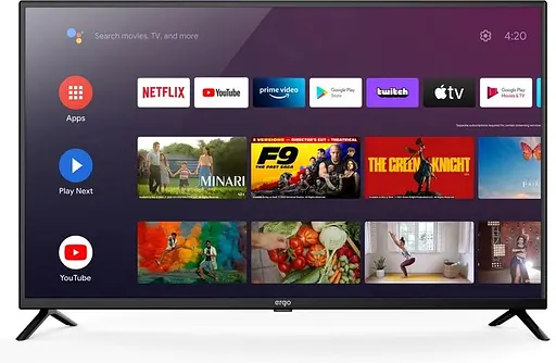 Телевізор 40 дюймів смарт на Андроїд — Ergo LED Full HD 40" (40GFS5500) - фото 5