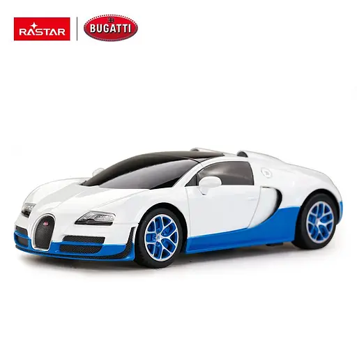 Машинка Rastar Bugatti Veyron Grand Sport на управлінні 1:24 білий 47000 - фото 2