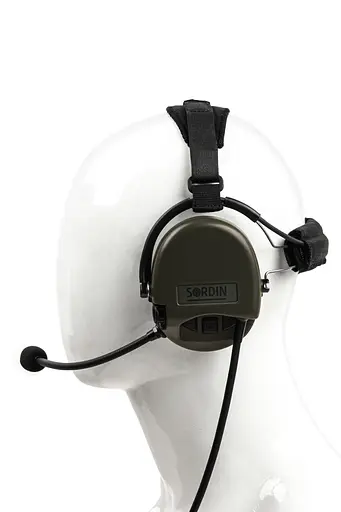Наушники Sordin Supreme MIL CC Neckband 76332-06-S Green PVC - фото 5