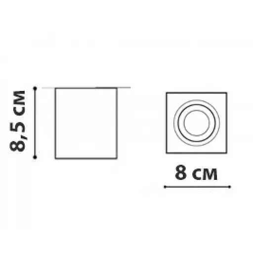 Накладний світильник Friendlylight Brick FL2003 - фото 4