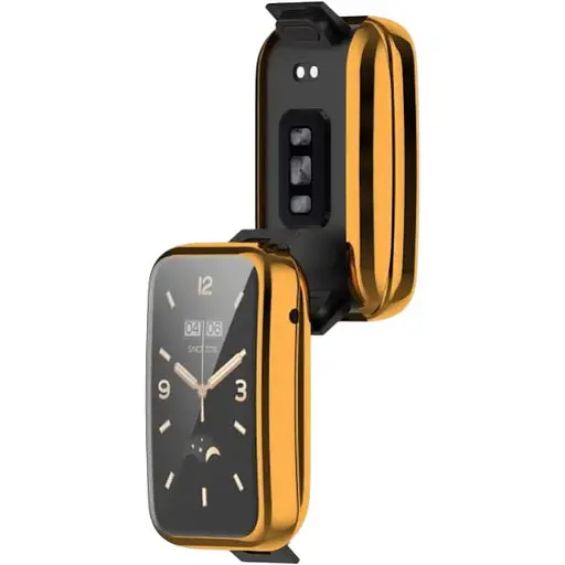 Чехол-накладка DK Silicone Face Case для Xiaomi Mi Band 7 Pro (rose gold)