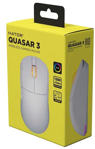 Миша HATOR Quasar 3 Wireless White (HTM731) - фото 7