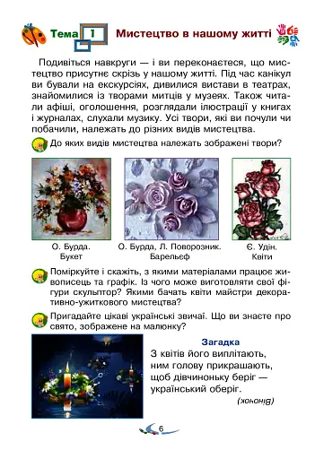 Мистецтво. Підручник інтегрованого курсу для 3 класу закладів загальної середньої освіти - фото 6