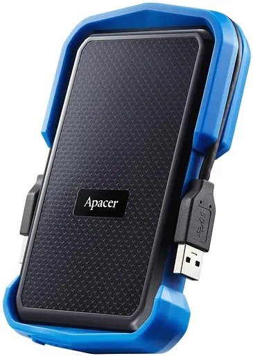 Зовнішній HDD накопичувач Apacer 1Tb AC631 Black-Blue USB (AP1TBAC631U-1) - фото 1