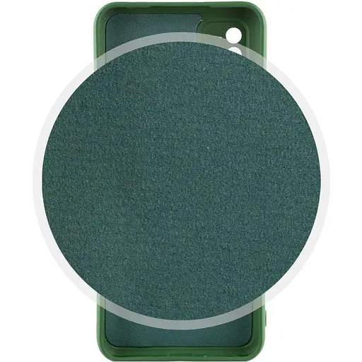 Чохол TPU GETMAN Liquid Silk Full Camera для Xiaomi Redmi A1 / A2 Зелений / Dark green - фото 2