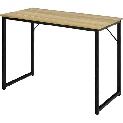 Письменный стол Costway Homart со стальным каркасом натуральный