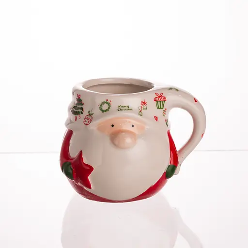 Новогодняя фарфоровая чашка Merry Cristmas Yiwu CR-1-13 - фото 2