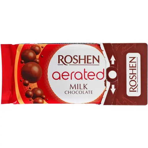Шоколад молочный Roshen пористый 80 г (794042)