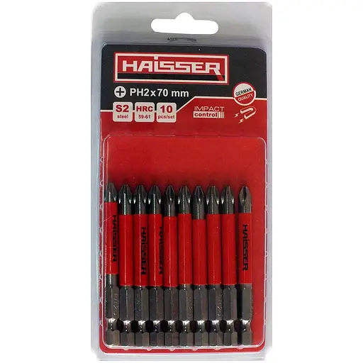 Бита Haisser PH2x70 мм 10 шт. (81309)
