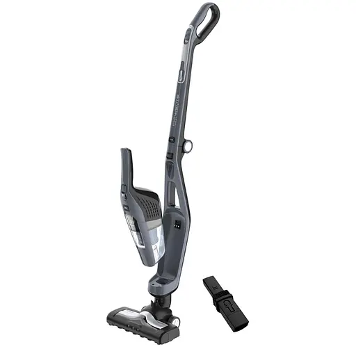 Пылесос ROWENTA Dual Force 2 в 1 RH6756WO вертикальный, 0.6 л, 21.6 В, максимальная автономность 75 мин, циклонная технология, серый