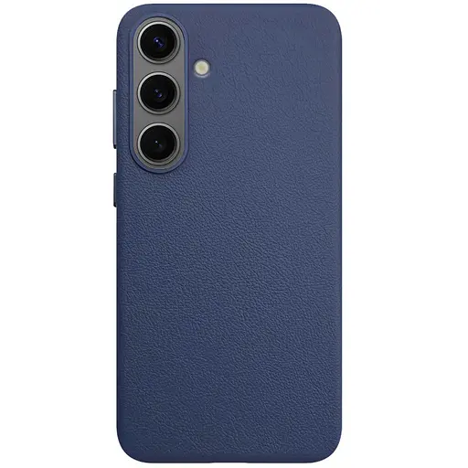 Шкіряний чохол Leather Case (AAA) для Samsung Galaxy S25 Dark Blue