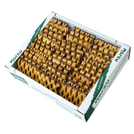 Печиво здобне листкове Norsu Сенсація з чорною глазур'ю 1.1 кг - фото 1