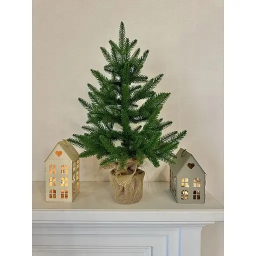 Ялинка Hvoya Classic лита пишна в мішковині 70 см зелена - фото 3