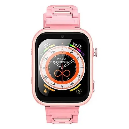 Детские смарт-часы XO H130 4G GPS розовый - фото 2