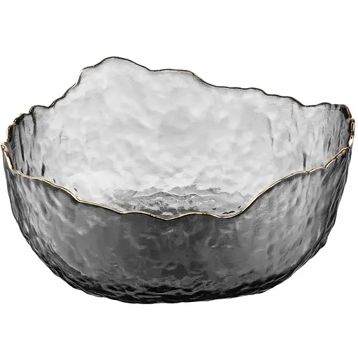 Салатник стеклянный Ardesto 19,5 см Bell Серый AR5007