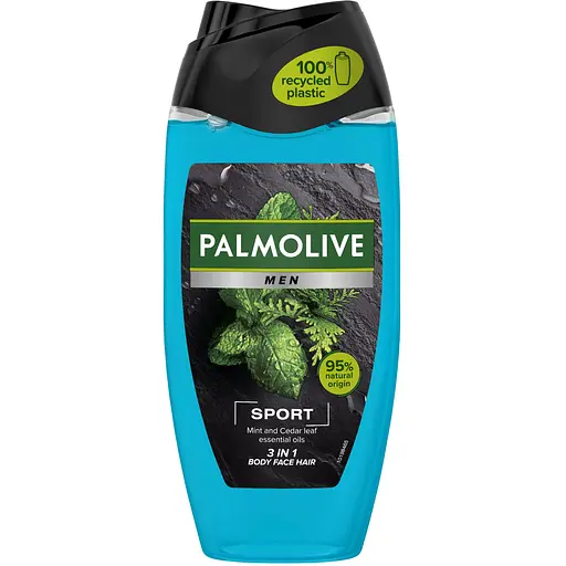 Гель для душу Palmolive Men Sport Ефірні олії м'яти та листя кедра 250 мл - фото 1