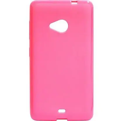 Чохол Utty U-case Tpu Microsoft Lumia 535 рожевий - фото 1
