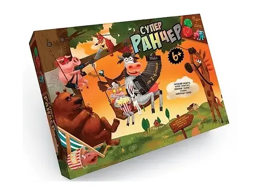 Настольная игра Danko Toys Супер Ранчер (укр.) (G-SR-01-01U)
