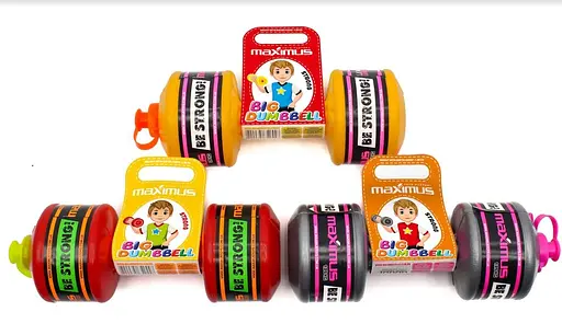 Гантель велика Максимус, харчовий пластик, спорт-гра, вага 1.35 кг - фото 2