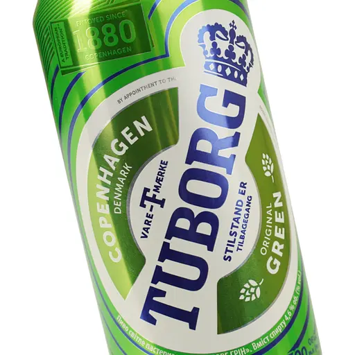 Пиво Tuborg Green, світле, 4,6%, з/б, 0,5 л (256738) - фото 5