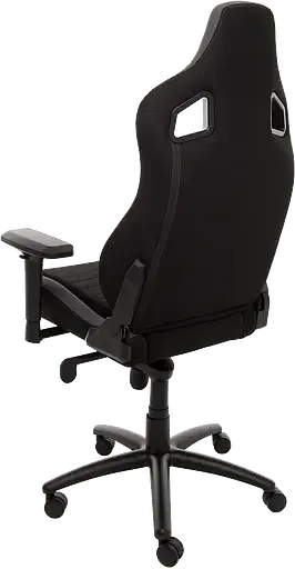 Геймерское кресло GT Racer черное с серым (X-0712 Shadow Gray) - фото 5