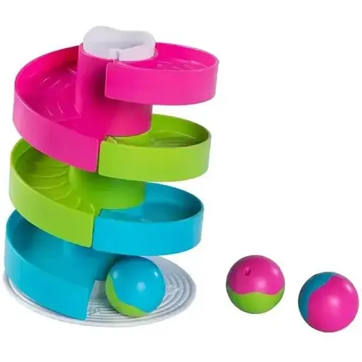 Развивающая игрушка Dimple Трек-балансир для шариков Fat Brain Toys Wobble Run F273ML - фото 1