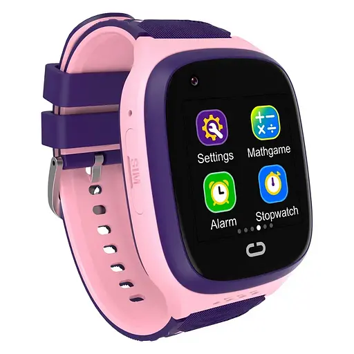 Смарт часы-телефон детские LT31E с камерой WI-FI GPS SIM-карта Pink (18323) - фото 2