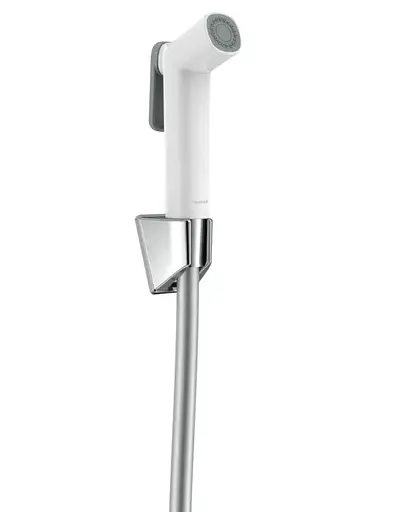 Гігієнічний гарнітур Imprese (лійка з клавішею, ABS, тримач, полімерний шланг 1,25 м), хром f03700101LC, Хром - фото 1