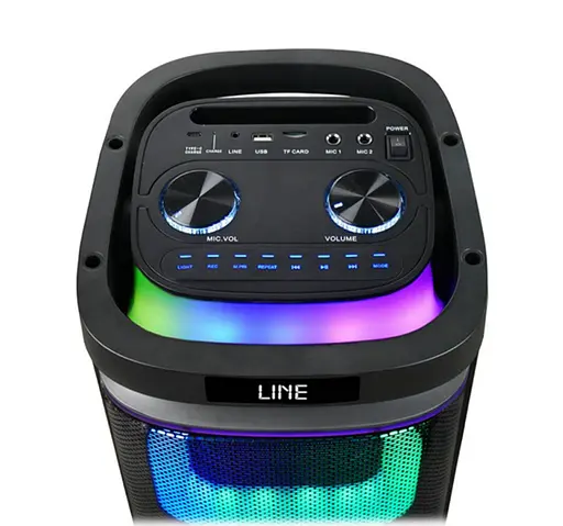 Портативна колонка бездротова XO F58 Bluetooth радіомікрофон з пультом USB TWS з караоке 40 Вт Чорний - фото 3