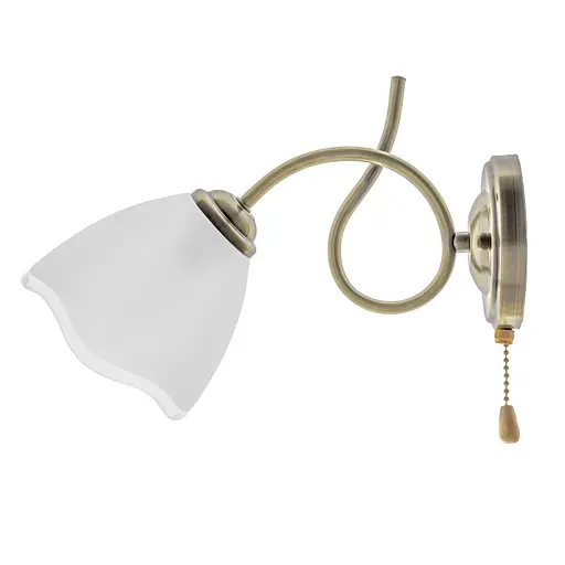 Бра Brille LK-602W/1 настенное накладное классическое E27 AB - фото 2