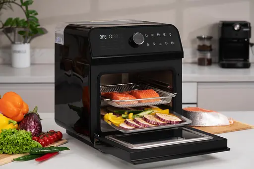 Мультипечь Ardesto 2250Вт -15л сенсорное управление 40-220°C металл/пластик бело-черный - фото 9