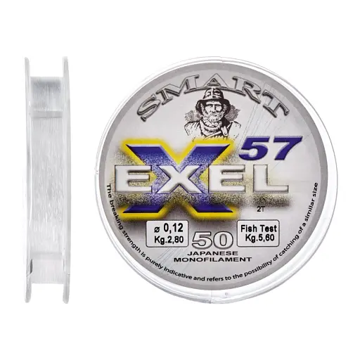 Волосінь Smart Exel 57 50 м 0.09 мм 1.8 кг