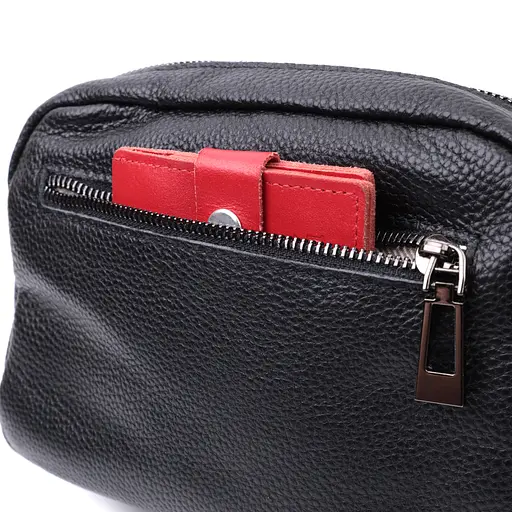 Кожаная женская сумка Vintage 21х15х7 см sum0026582 - фото 9