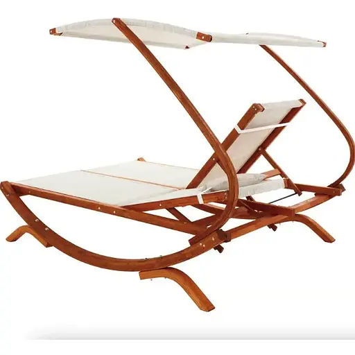 Садовий шезлонг Di Volio Pionza двомісний бежевий - фото 9