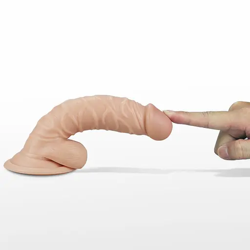Реалистичный вибратор Lovetoy Real Extreme 19 см телесный - фото 3