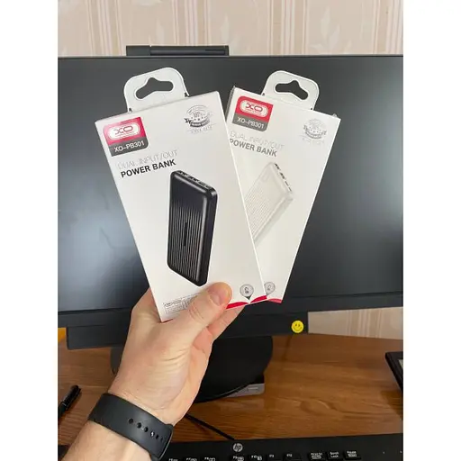 Повербанк XO PB301 10000 mAh White - фото 3