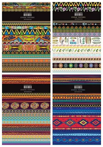 Блокнот, 70 г, інтегральна обкладинка, А5, 80 аркушів, лінія, дизайн 16283-16286 (В асортименті) - фото 2