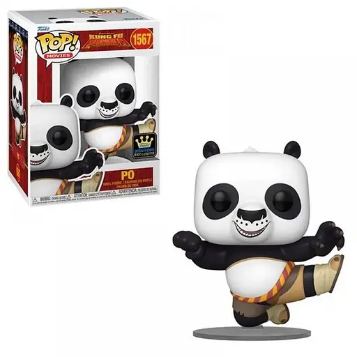 Коллекционная  фигурка   Funko Pop Кунг-фу панда По Kung Fu Panda Po 10 см FP KP P 1567 - фото 1