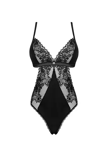 Боді Obsessive Maderris XL/2XL чорний - фото 5