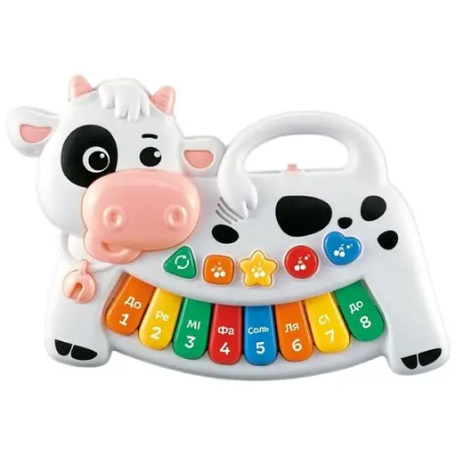 Пианино музыкальное WToys Коровка
