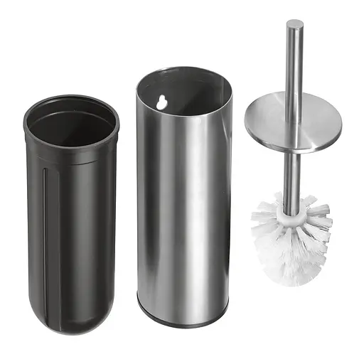 Туалетный ершик Bemeta Neo с держателем напольный/настенный металл 102313065, Белый - фото 2