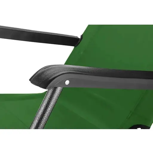 Шезлонг лежак Outtec раскладной зеленый - фото 4