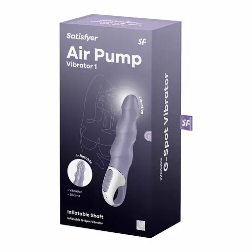 Вібратор Satisfyer Air Pump 1 20.4 см бузковий - фото 8